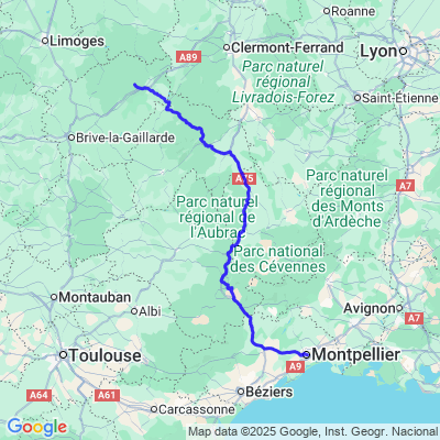 Route vers les Millevaches