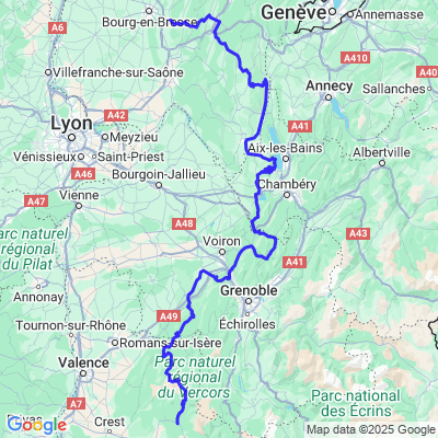 Vercors , Chartreuse et Ain (Etape3)