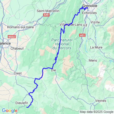 Grenoble - Drôme Provençale via Vercors et Diois