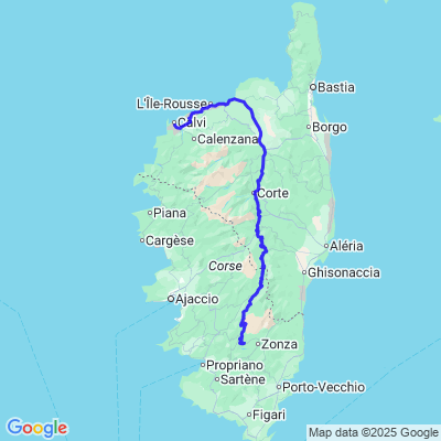 traversée corse