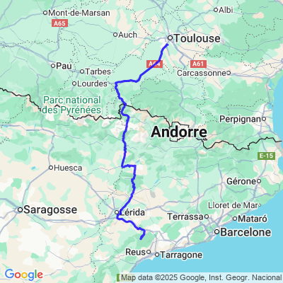 Espagne sur 5j depuis Toulouse - Jour 1