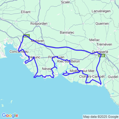 côte finistère sud