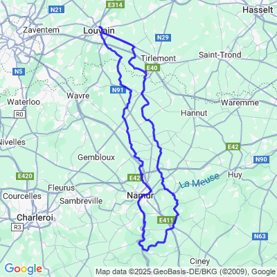 Leuven - Godinne - Leuven