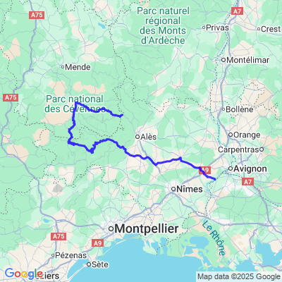 Aramon / col Asclier  / Aigoual / st julien des points