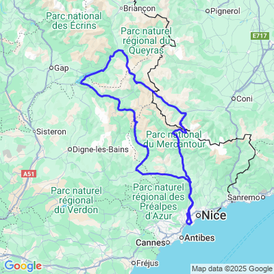 Col de la Lombarde , Lac Serre Ponçon et Col de la cayolle