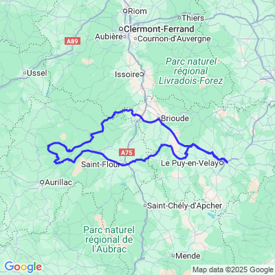 Route des cols Le Puy - Puy Mary - Salers - Langeac