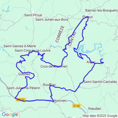 Balade moto – Cantal, Corrèze et vallée de la Dordogne