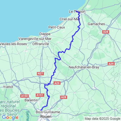 Le trèport aller