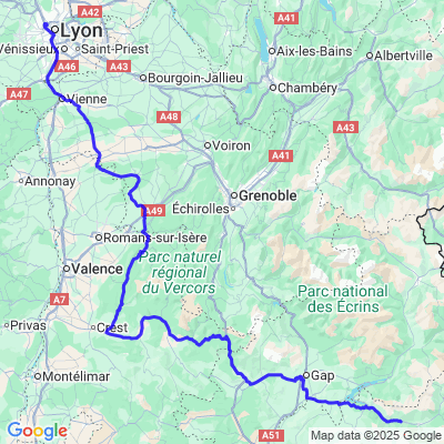LYON BARCELONNETTE ALPES AVENTURES 2025