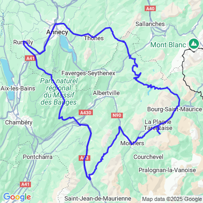 2025 Lacs Annecy et Bourget à partir La Plagne