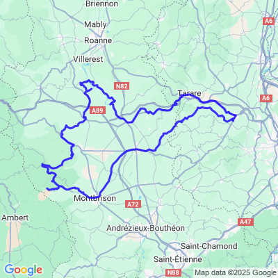 Chalmazel Auberge de Garnier - Emilien 250km