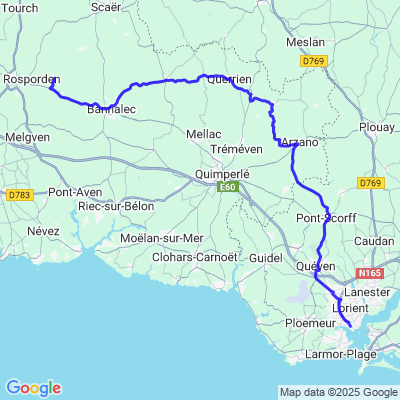 RETOUR LORIENT VIA ARZANO