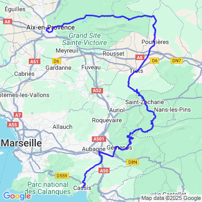 Aix - Ste Baume - Cassis