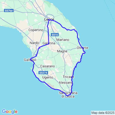 lecce tour cote via Otrante Gallipoli