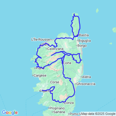 Road Trip en Corse à moto