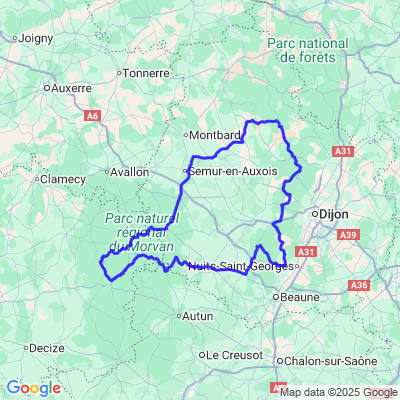 Nord côte d'or et morvan par urcy et vallee de l'ouche