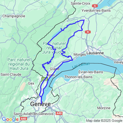 Geneve, les cols vaudois et la route du lac 