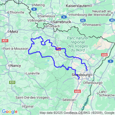 Molsheim-Boucle Moselle Alsace-Griesheim-289km